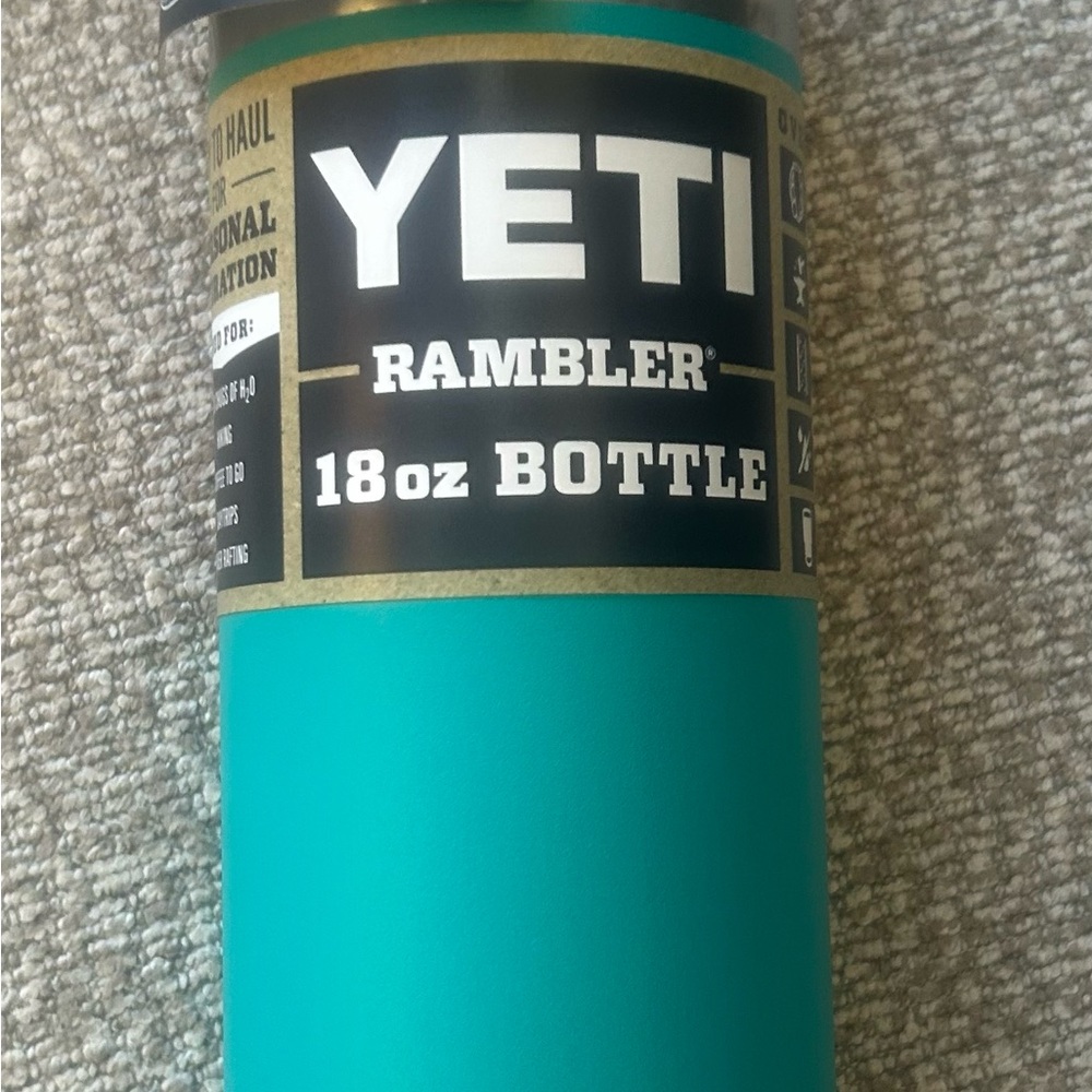YETI Rambler 18oz Bottle - Vibrant Teal